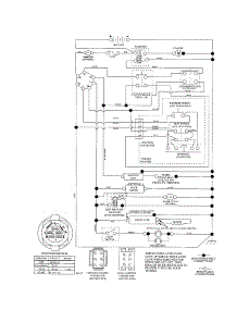 Schematic Diagram-Tractor parts for Craftsman Front-Engine Lawn Tractor 917253230 from AppliancePartsPros.com
