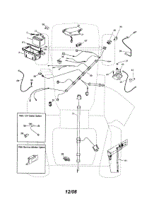 Electrical parts for Craftsman Front-Engine Lawn Tractor 917253240 from AppliancePartsPros.com