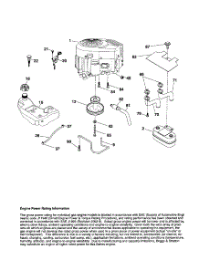 Engine parts for Craftsman Front-Engine Lawn Tractor 917253240 from AppliancePartsPros.com