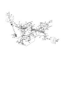Steering parts for Craftsman Front-Engine Lawn Tractor 917253240 from AppliancePartsPros.com