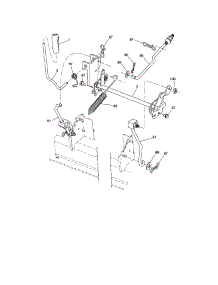 Lift parts for Craftsman Front-Engine Lawn Tractor 917253240 from AppliancePartsPros.com