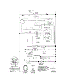 Schematic Diagram parts for Craftsman Front-Engine Lawn Tractor 917253240 from AppliancePartsPros.com