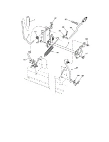 Lift parts for Craftsman Front-Engine Lawn Tractor 917253241 from AppliancePartsPros.com