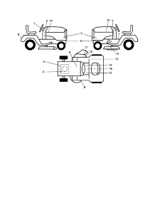 Decals parts for Craftsman Front-Engine Lawn Tractor 917253250 from AppliancePartsPros.com