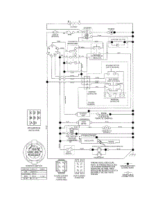 Schematic Diagram-Tractor parts for Craftsman Front-Engine Lawn Tractor 917253250 from AppliancePartsPros.com