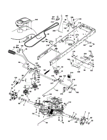 Ground Drive parts for Craftsman Front-Engine Lawn Tractor 917253260 from AppliancePartsPros.com