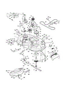 Mower Deck parts for Craftsman Front-Engine Lawn Tractor 917253270 from AppliancePartsPros.com
