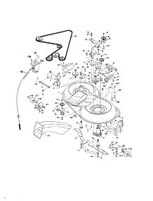 Mower parts for Craftsman Front-Engine Lawn Tractor 917253300 from AppliancePartsPros.com