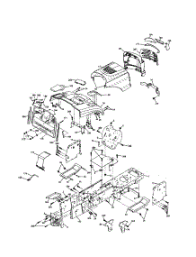 Chassis And Enclosures parts for Craftsman Front-Engine Lawn Tractor 917253310 from AppliancePartsPros.com
