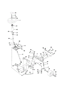 Steering parts for Craftsman Front-Engine Lawn Tractor 917253310 from AppliancePartsPros.com