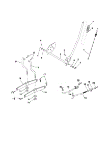 Mower Lift parts for Craftsman Front-Engine Lawn Tractor 917253310 from AppliancePartsPros.com