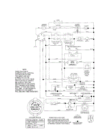 Schematic Diagram parts for Craftsman Front-Engine Lawn Tractor 917253310 from AppliancePartsPros.com