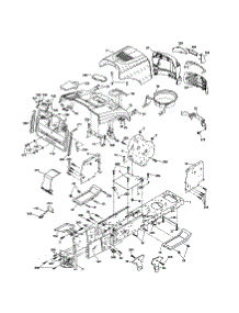 Chassis And Enclosures parts for Craftsman Front-Engine Lawn Tractor 917253320 from AppliancePartsPros.com