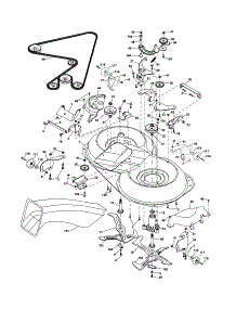 Mower parts for Craftsman Front-Engine Lawn Tractor 917253320 from AppliancePartsPros.com