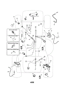 Electrical parts for Craftsman Front-Engine Lawn Tractor 917253321 from AppliancePartsPros.com