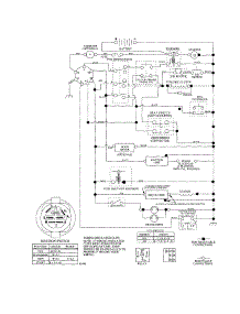 Schematic Diagram parts for Craftsman Front-Engine Lawn Tractor 917253321 from AppliancePartsPros.com