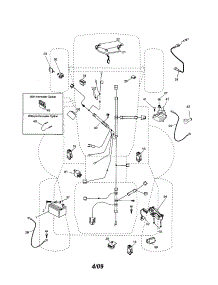 Electrical parts for Craftsman Front-Engine Lawn Tractor 917253330 from AppliancePartsPros.com