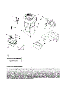 Engine parts for Craftsman Front-Engine Lawn Tractor 917253330 from AppliancePartsPros.com