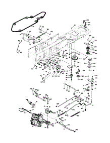 Drive parts for Craftsman Front-Engine Lawn Tractor 917253340 from AppliancePartsPros.com