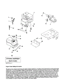 Engine parts for Craftsman Front-Engine Lawn Tractor 917253340 from AppliancePartsPros.com