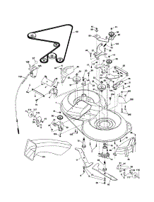 Mower parts for Craftsman Front-Engine Lawn Tractor 917253340 from AppliancePartsPros.com