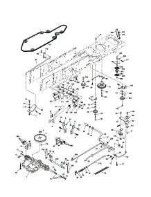 Drive parts for Craftsman Front-Engine Lawn Tractor 917253360 from AppliancePartsPros.com