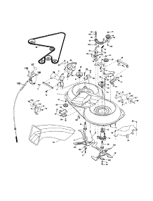 Mower parts for Craftsman Front-Engine Lawn Tractor 917253361 from AppliancePartsPros.com