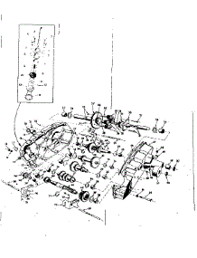 Transmission parts for Craftsman Front-Engine Lawn Tractor 91725340 from AppliancePartsPros.com