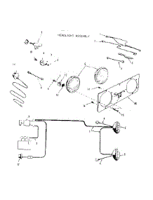 Headlight Assembly parts for Craftsman Front-Engine Lawn Tractor 91725350 from AppliancePartsPros.com