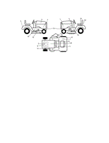 Decals parts for Craftsman Front-Engine Lawn Tractor 917253500 from AppliancePartsPros.com