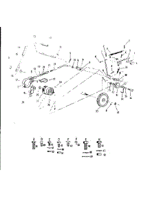 Idler & Braking Assembly parts for Craftsman Front-Engine Lawn Tractor 917253502 from AppliancePartsPros.com
