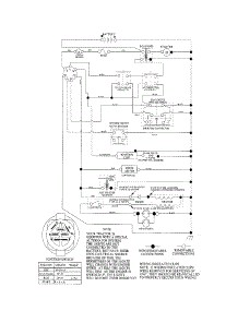 Schematic Diagram parts for Craftsman Front-Engine Lawn Tractor 917253510 from AppliancePartsPros.com