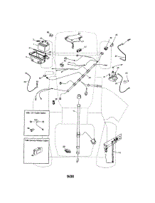 Electrical parts for Craftsman Front-Engine Lawn Tractor 917253540 from AppliancePartsPros.com