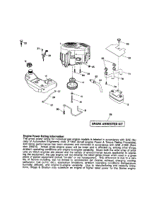 Engine parts for Craftsman Front-Engine Lawn Tractor 917253540 from AppliancePartsPros.com