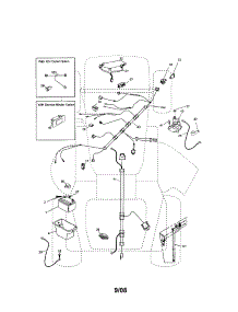 Electrical parts for Craftsman Front-Engine Lawn Tractor 917253550 from AppliancePartsPros.com