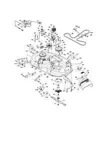 Mower Deck parts for Craftsman Front-Engine Lawn Tractor 917253550 from AppliancePartsPros.com