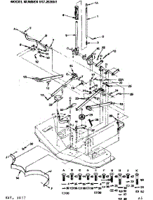 Lift Assembly parts for Craftsman Mower Attachment 917253551 from AppliancePartsPros.com