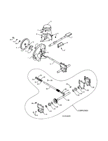 Gearbox / Impeller parts for Craftsman Gas Snowblower 917253560 from AppliancePartsPros.com