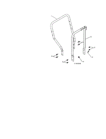 Lower Handle parts for Craftsman Gas Snowblower 917253560 from AppliancePartsPros.com