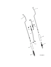 Impeller & Traction Rods parts for Craftsman Gas Snowblower 917253560 from AppliancePartsPros.com
