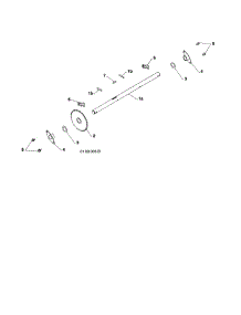 Axle parts for Craftsman Gas Snowblower 917253560 from AppliancePartsPros.com