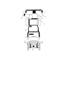 Decals parts for Craftsman Gas Snowblower 917253560 from AppliancePartsPros.com