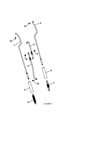 Impeller / Traction Rod Assy parts for Craftsman Gas Snowblower 917253561 from AppliancePartsPros.com