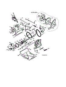 Drive parts for Craftsman Gas Snowblower 917253561 from AppliancePartsPros.com