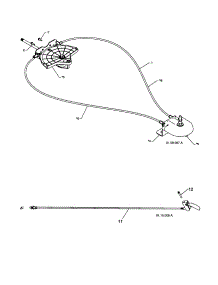 Lever / Cable Rotator / Steer Cable parts for Craftsman Gas Snowblower 917253570 from AppliancePartsPros.com