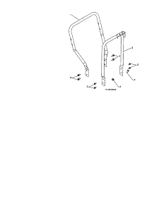 Lower Handle parts for Craftsman Gas Snowblower 917253570 from AppliancePartsPros.com