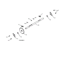 Axle parts for Craftsman Gas Snowblower 917253570 from AppliancePartsPros.com