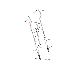 Impeller & Traction Rods parts for Craftsman Gas Snowblower 917253571 from AppliancePartsPros.com