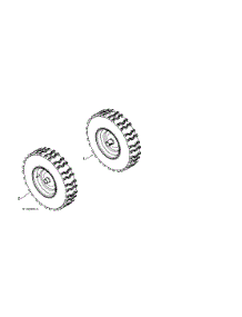 Wheels parts for Craftsman Gas Snowblower 917253571 from AppliancePartsPros.com