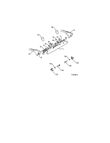 Control Lever / Traction Rod parts for Craftsman Gas Snowblower 917253572 from AppliancePartsPros.com